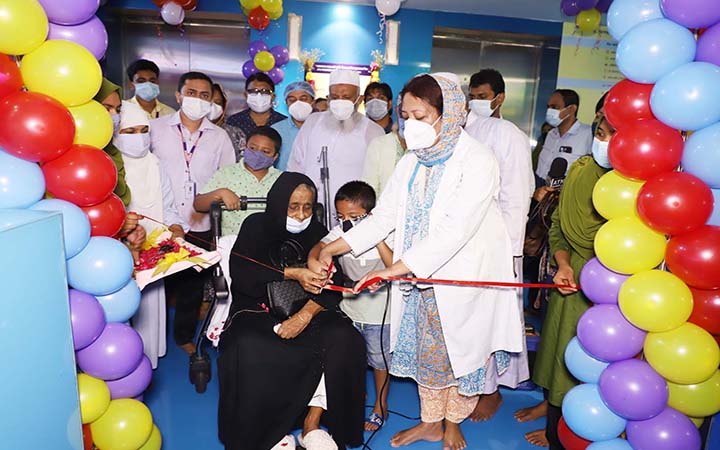 আদ্-দ্বীন হাসপাতালে ডায়ালাইসিস ওয়ার্ড ও করোনারি কেয়ার ইউনিট উদ্বোধন